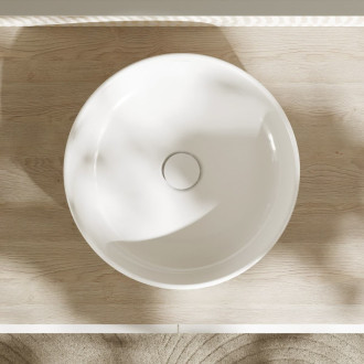 Umyvadlo na desku Hansgrohe Xuniva S 40x40 cm bez otvoru pro baterii, bez přepadu 60164450