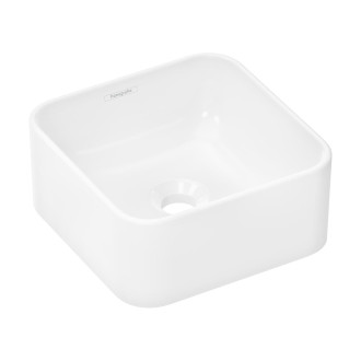 Umyvadlo na desku Hansgrohe Xuniva Q 30x30 cm bez otvoru pro baterii, bez přepadu 60167450