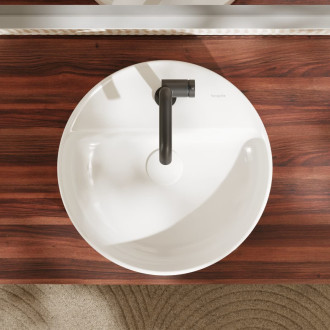 Umyvadlo na desku Hansgrohe Xuniva S 45x45 cm otvor pro baterii uprostřed 60169450