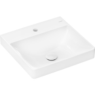 Umývátko Hansgrohe Xelu Q 50x48 cm otvor pro baterii, bez přepadu 61012450