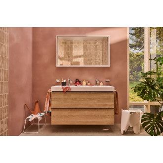 Umyvadlo Hansgrohe Xelu Q 120x48 cm se dvěma otvory pro baterii 61042450