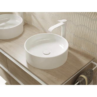 Umyvadlo na desku Hansgrohe Xuniva S 40x40 cm bez otvoru pro baterii, bez přepadu 61071450