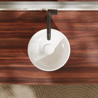 Umyvadlo na desku Hansgrohe Xuniva S 30x30 cm bez otvoru pro baterii, bez přepadu 61070450