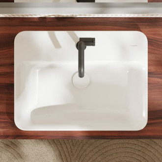 Zápustné umyvadlo Hansgrohe Xuniva Q 55x40 cm otvor pro baterii uprostřed 61068450