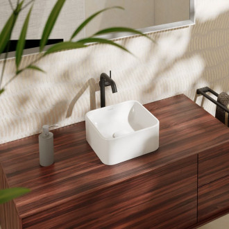 Umyvadlo na desku Hansgrohe Xuniva Q 30x30 cm bez otvoru pro baterii, bez přepadu 61074450