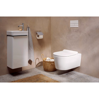 WC s prkénkem softclose závěsné Hansgrohe EluPura S zadní odpad 61115450