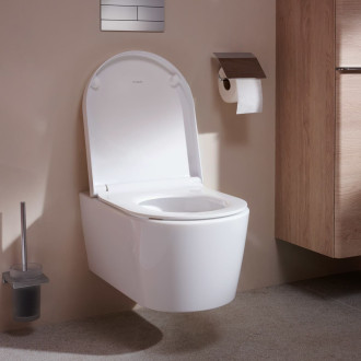WC s prkénkem softclose závěsné Hansgrohe EluPura S zadní odpad 62021450
