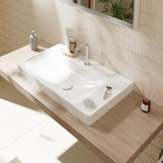 Umyvadlo Hansgrohe Xelu Q 80x48 cm se dvěma otvory pro baterii 61028450