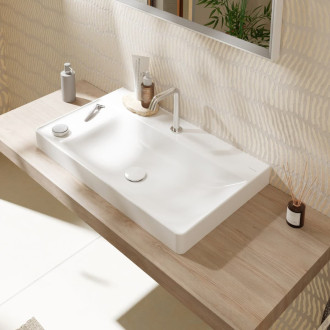 Umyvadlo Hansgrohe Xelu Q 80x48 cm se dvěma otvory pro baterii 61034450