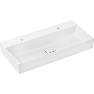 Umyvadlo Hansgrohe Xevolos E 100x48 cm se dvěma otvory pro baterii 61111450