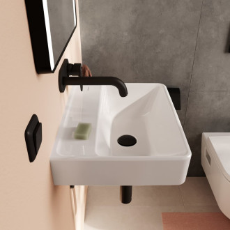 Umývátko Hansgrohe Xanuia Q 50x39 cm bez otvoru pro baterii, bez přepadu 60234450