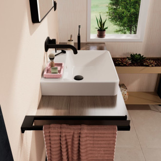 Umyvadlo Hansgrohe Xanuia Q 55x48 cm bez otvoru pro baterii, s přepadem 60239450