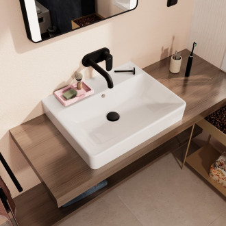 Umyvadlo Hansgrohe Xanuia Q 60x48 cm bez otvoru pro baterii, s přepadem 60244450