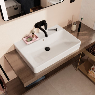 Umyvadlo Hansgrohe Xanuia Q 70x48 cm bez otvoru pro baterii, s přepadem 60249450