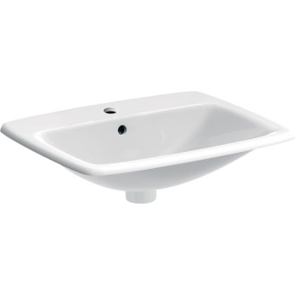 Zápustné umyvadlo Geberit Selnova 60x45 cm bez otvoru pro baterii 500.307.01.7