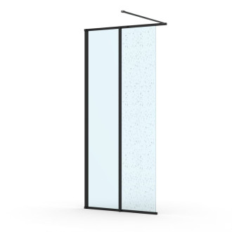 Sprchová zástěna SAT Walk-In se stírací lištou 90 cm SATWISL90C