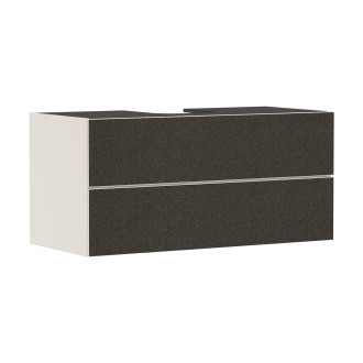 Skříňka pod umyvadlo pod desku Hansgrohe Xevolos E 118x55,5x55 cm písková matná béžová mat 54194660