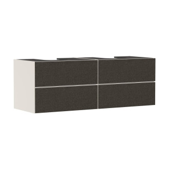 Skříňka pod umyvadlo pod desku Hansgrohe Xevolos E 157x55,5x55 cm písková matná béžová mat 54200660