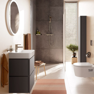 Skříňka pod umyvadlo bez umyvadla Hansgrohe Xilesa E 48x62x38 cm břidlicová matná šedá mat 54248760