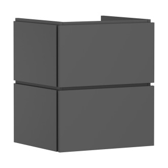 Skříňka pod umyvadlo bez umyvadla Hansgrohe Xilesa E 53x62x47 cm břidlicová matná šedá mat 54252760