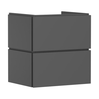 Skříňka pod umyvadlo bez umyvadla Hansgrohe Xilesa E 58x62x47 cm břidlicová matná šedá mat 54254760