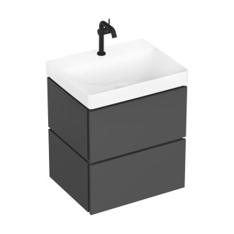 Skříňka pod umyvadlo bez umyvadla Hansgrohe Xilesa E 58x62x47 cm břidlicová matná šedá mat 54254760