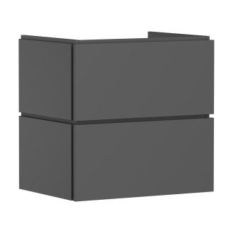 Skříňka pod umyvadlo bez umyvadla Hansgrohe Xilesa E 63x62x47 cm břidlicová matná šedá mat 54256760