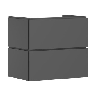 Skříňka pod umyvadlo bez umyvadla Hansgrohe Xilesa E 68x62x47 cm břidlicová matná šedá mat 54258760