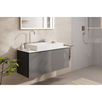 Skříňka pod umyvadlo bez umyvadla Hansgrohe Xilesa E 118x50x47 cm břidlicová matná šedá mat 54263760