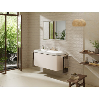 Skříňka pod umyvadlo bez umyvadla Hansgrohe Xilesa E 118x50x47 cm písková matná béžová mat 54263780