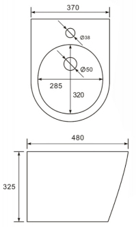 Mexen RICO závěsný bidet, matná černá 35724885