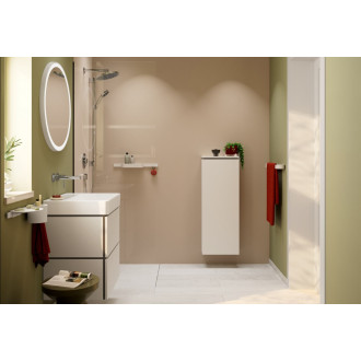 Koupelnová skříňka Hansgrohe Xilesa E 40x106,5x20 cm písková matná béžová mat 54281780