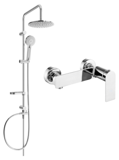 Mexen Carl sprchový set se sprchovou baterií Zero, chrom 71140240-00