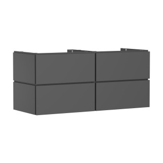 Skříňka pod umyvadlo pod desku Hansgrohe Xilesa E 137,5x62x55 cm břidlicová matná šedá mat 54306760