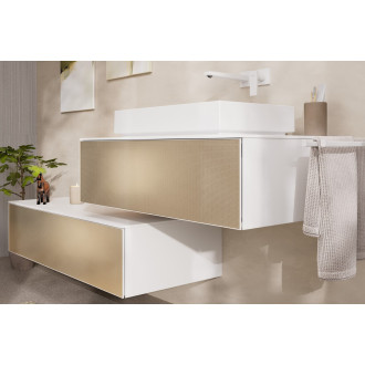 Skříňka pod umyvadlo pod desku Hansgrohe Xevolos E 98x27,5x55 cm bílá matná 54313390