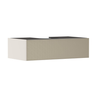 Skříňka pod umyvadlo pod desku Hansgrohe Xevolos E 98x27,5x55 cm písková matná béžová 54314390