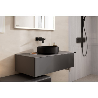 Skříňka pod umyvadlo pod desku Hansgrohe Xevolos E 98x27,5x55 cm břidlicová matná šedá 54315770