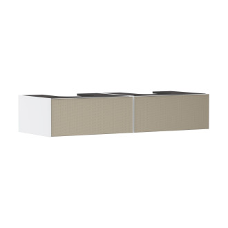 Skříňka pod umyvadlo pod desku Hansgrohe Xevolos E 137,5x27,5x55 cm bílá matná 54316390