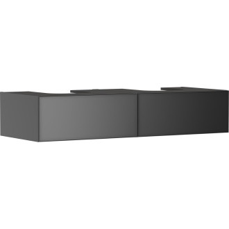 Skříňka pod umyvadlo pod desku Hansgrohe Xevolos E 137,5x27,5x55 cm břidlicová matná šedá 54318770