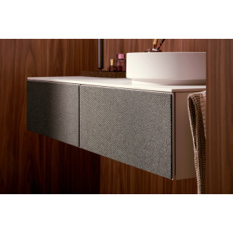 Skříňka pod umyvadlo pod desku Hansgrohe Xevolos E 137,5x27,5x55 cm písková matná béžová 54323660