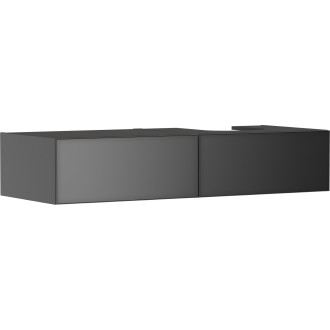 Skříňka pod umyvadlo pod desku Hansgrohe Xevolos E 137,5x27,5x55 cm břidlicová matná šedá 54324770