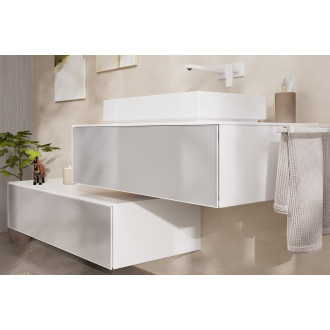 Koupelnová skříňka Hansgrohe Xevolos E 118x28,5x55 cm bílá matná 54325320