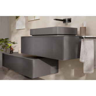 Koupelnová skříňka Hansgrohe Xevolos E 118x28,5x55 cm břidlicová matná šedá 54327770