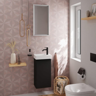 Skříňka s umyvadlem Hansgrohe Xelu Q 36x69,5x25 cm šedá matná 54366670
