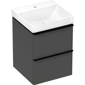 Skříňka s umyvadlem Hansgrohe Xelu Q 50x69,5x48 cm šedá matná 54369670
