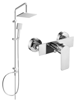 Mexen Tord sprchový set se sprchovou baterií Alexa, chrom 71240200-00