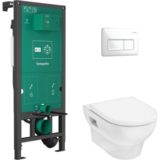 Závěsný wc set  do lehkých stěn / předstěnová Hansgrohe 60301450