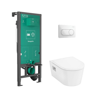 Závěsný wc set  do lehkých stěn / předstěnová Hansgrohe 60302450