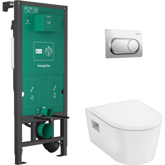 Závěsný wc set  do lehkých stěn / předstěnová Hansgrohe 60302000