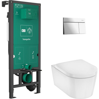 Závěsný wc set  do lehkých stěn / předstěnová Hansgrohe 60303000